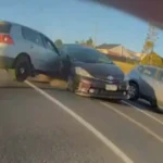 Auckland Crash Video: Car Goes Airborne Over Berm, Driver Flees as One Seriously Injured