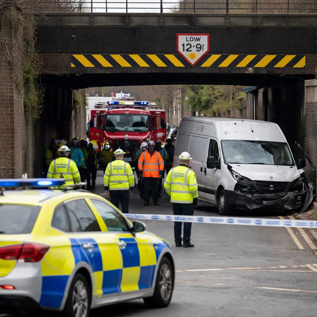 Train Services Halted Between Manchester Victoria and Stalybridge After Bridge Collision
