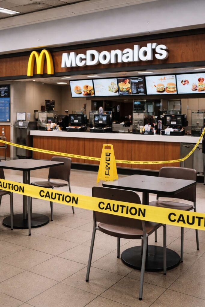 McDonald’s Inside Dinuba Walmart Shut Down After Rodents Spotted Running in Restaurant