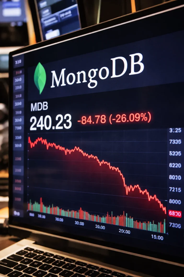 MongoDB Stock Today Sinks 26% After Downgrade, $500 PT Slashed