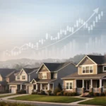 US suburban homes representing rising mortgage rates and housing affordability pressure in 2026