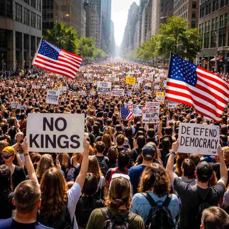 No Kings Protests Surge 3000+ Cities, 9 Million Americans Expected in Biggest Uprising Yet