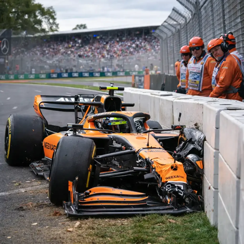 F1 Australian Grand Prix: Oscar Piastri Crashes on Recon Lap Before Race Start in Melbourne