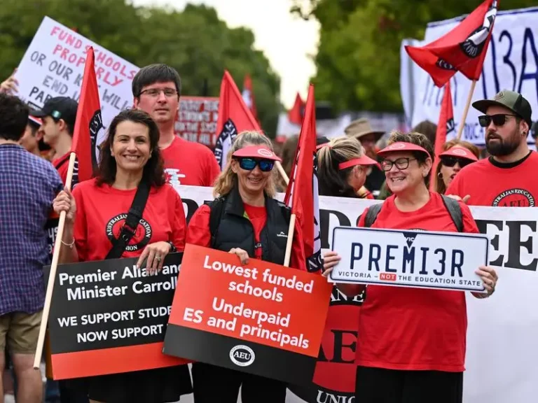 Victorian Teachers Strike: 30,000 Walk Out, 500 Schools Disrupted Over 35% Pay Demand