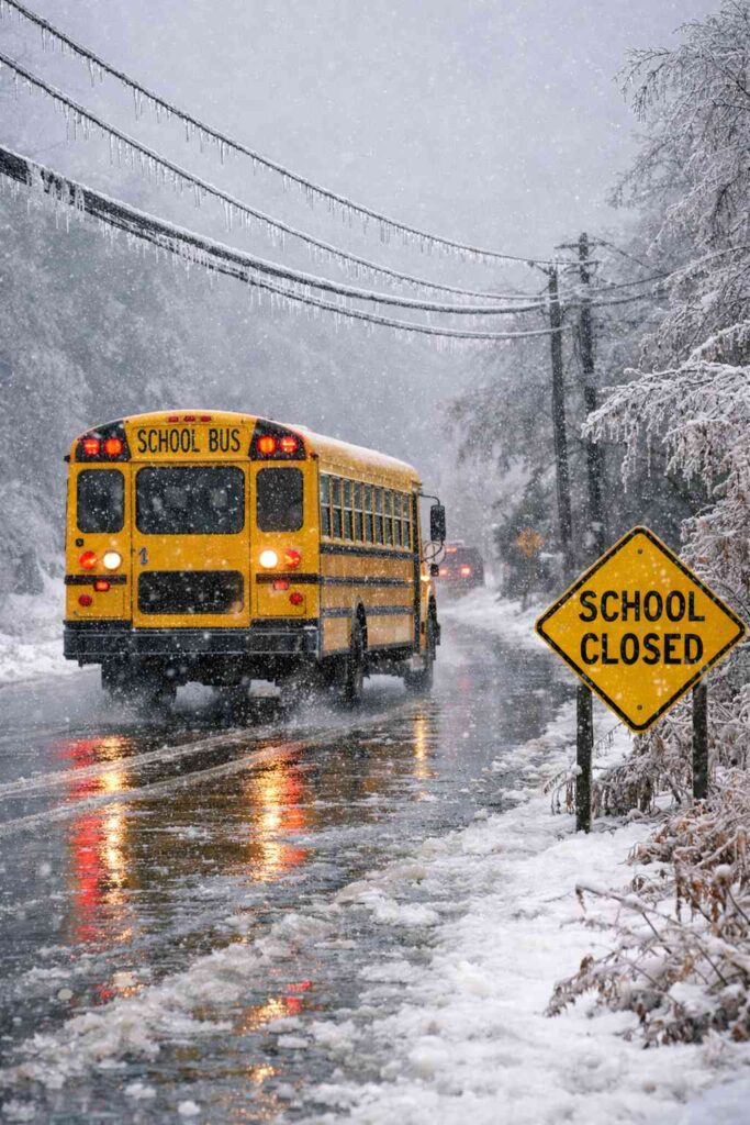 School Closings Announced Across D.C. & Virginia Amid Severe Storm Threat, Early Dismissals Begin