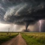 Severe Weather Outbreak Threatens Texas to Missouri as EF2 Tornado Risk and Giant Hail Forecast