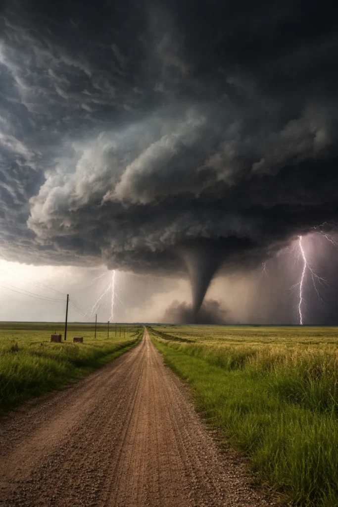 Severe Weather Outbreak Threatens Texas to Missouri as EF2 Tornado Risk and Giant Hail Forecast