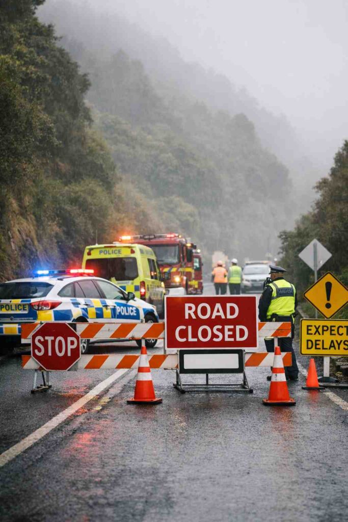 State Highway 43 Closed After Serious Crash, Travel Disruptions Expected in Taranaki