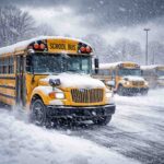 Simcoe County School Buses Cancelled as 15cm Snow Hits Barrie