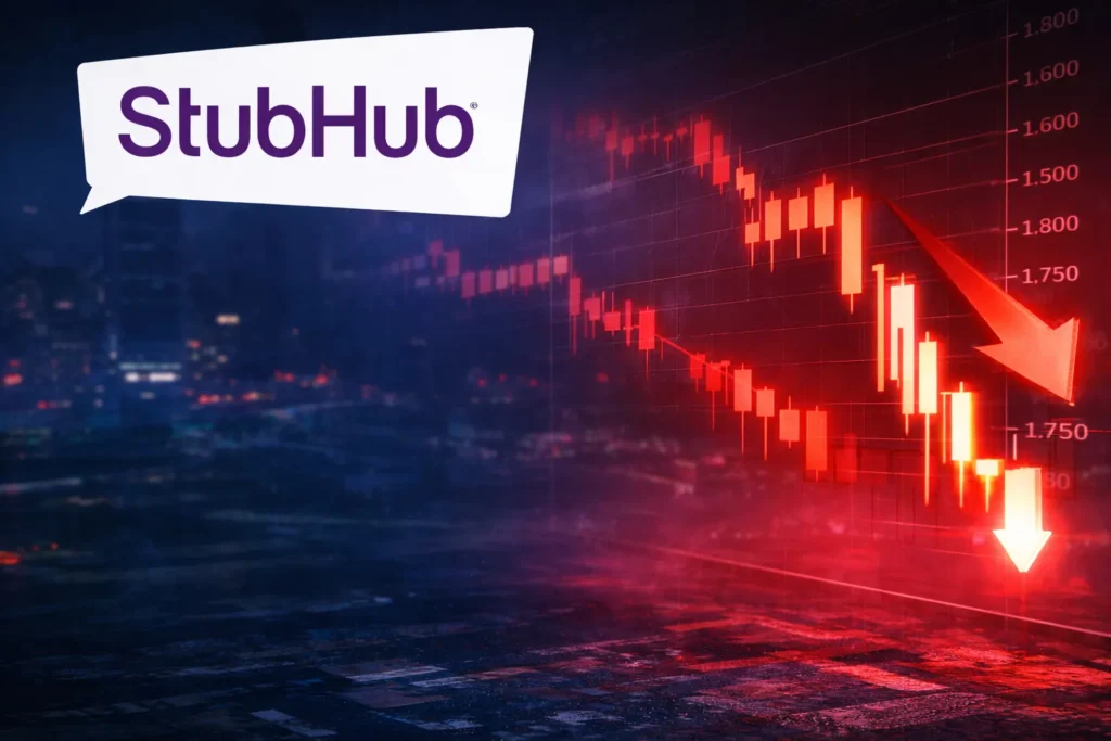StubHub (STUB) Stock Drops 17% After Earnings as Q4 GMS Declines and Revenue Falls to $449M
