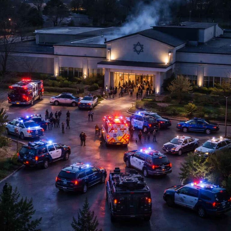 Detroit Synagogue Attack: Suspect Dead After Vehicle Ramming and Gunfire at Temple Israel