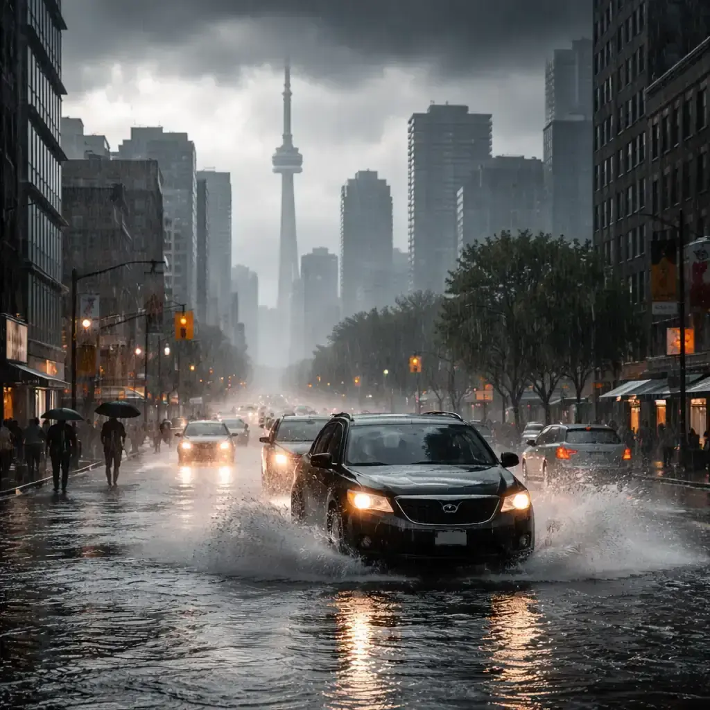 40mm Rain Alert in Toronto as Ontario Faces 50% Monthly Rainfall Surge in 24 Hours