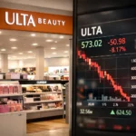 Ulta Stock (ULTA) Plunges 8% to $573 Despite $3.9B Revenue Beat and Weak 2026 Outlook