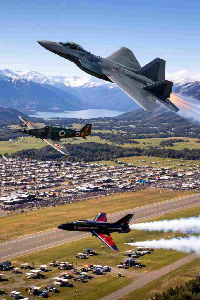 Warbirds Over Wānaka Airshow Rocked by F-22 Exit, 100 Aircraft Still Set to Fly