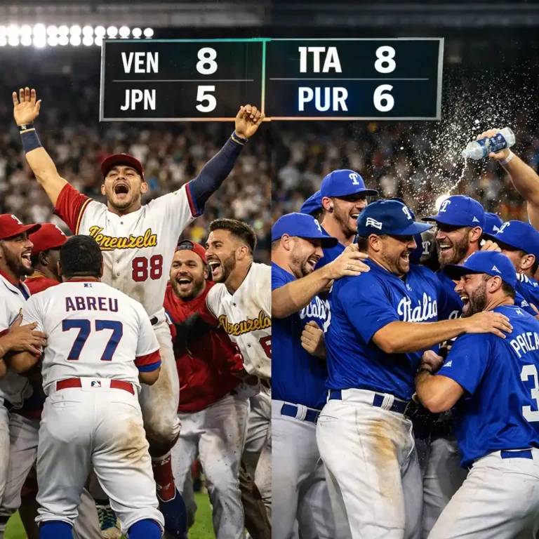 World Baseball Classic 2026 Results: Venezuela Defeats Japan 8-5, Italy Reaches Semifinals