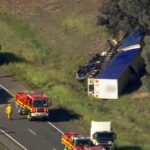 Hume Freeway Closed After Multi-Vehicle Collision Near Violet Town Leaves Five Injured