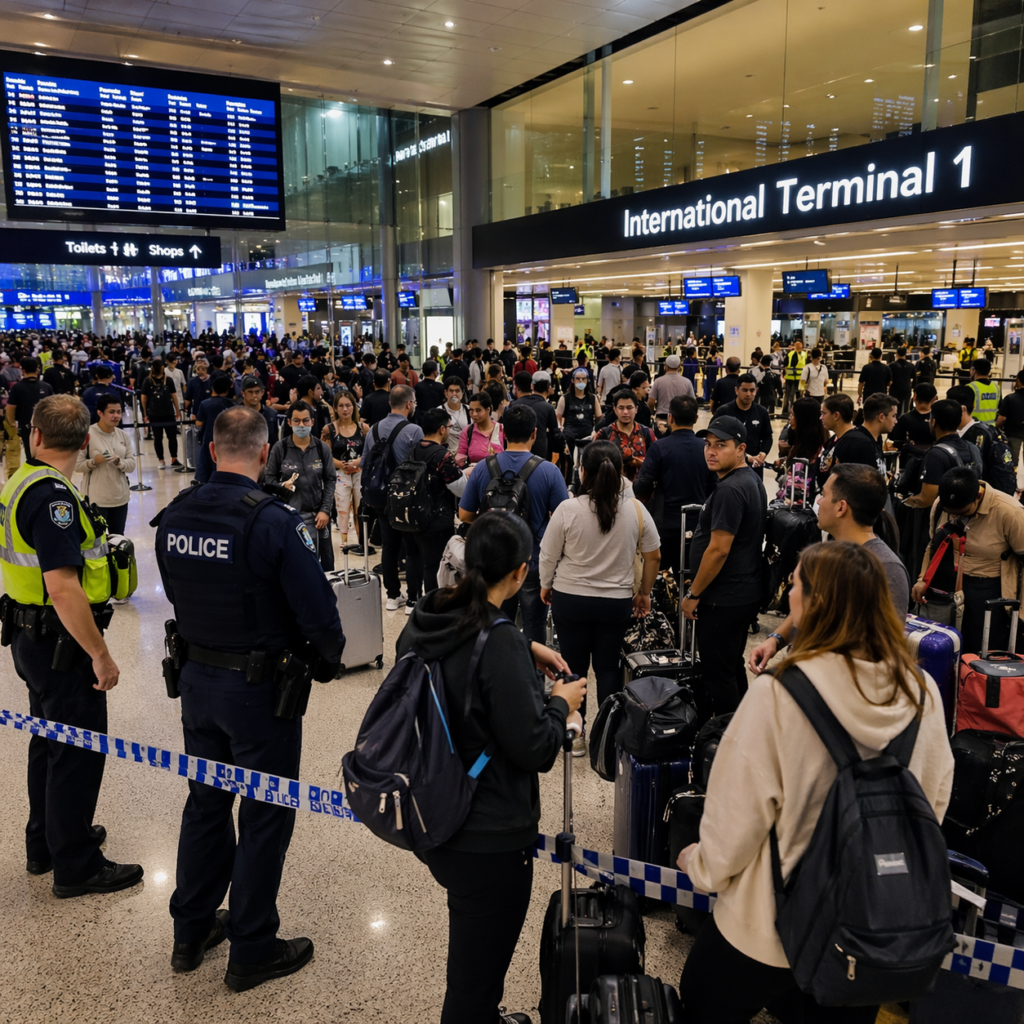 Perth Airport Chaos: Terminal 1 Locked Down, Thousands Hit by Flight Delays