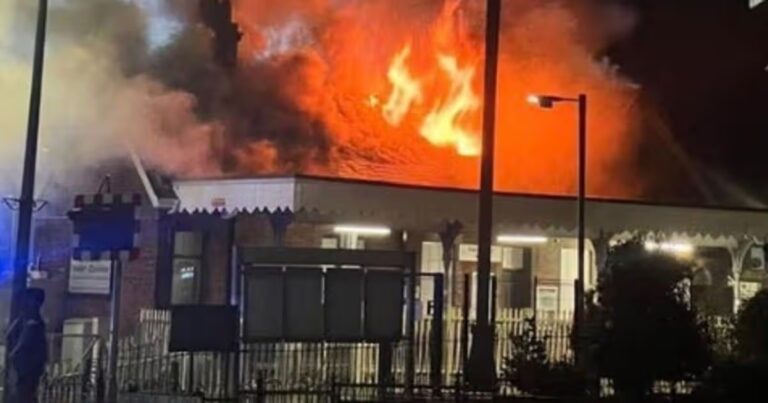Suffolk Train Chaos as Oulton Broad Station Fire Forces Major Rail Disruptions Overnight