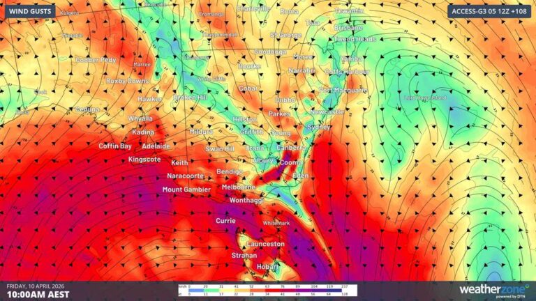 Australia Storm Alert: 100 km/h Winds, Snowfall Threat as Severe System Hits 3 States