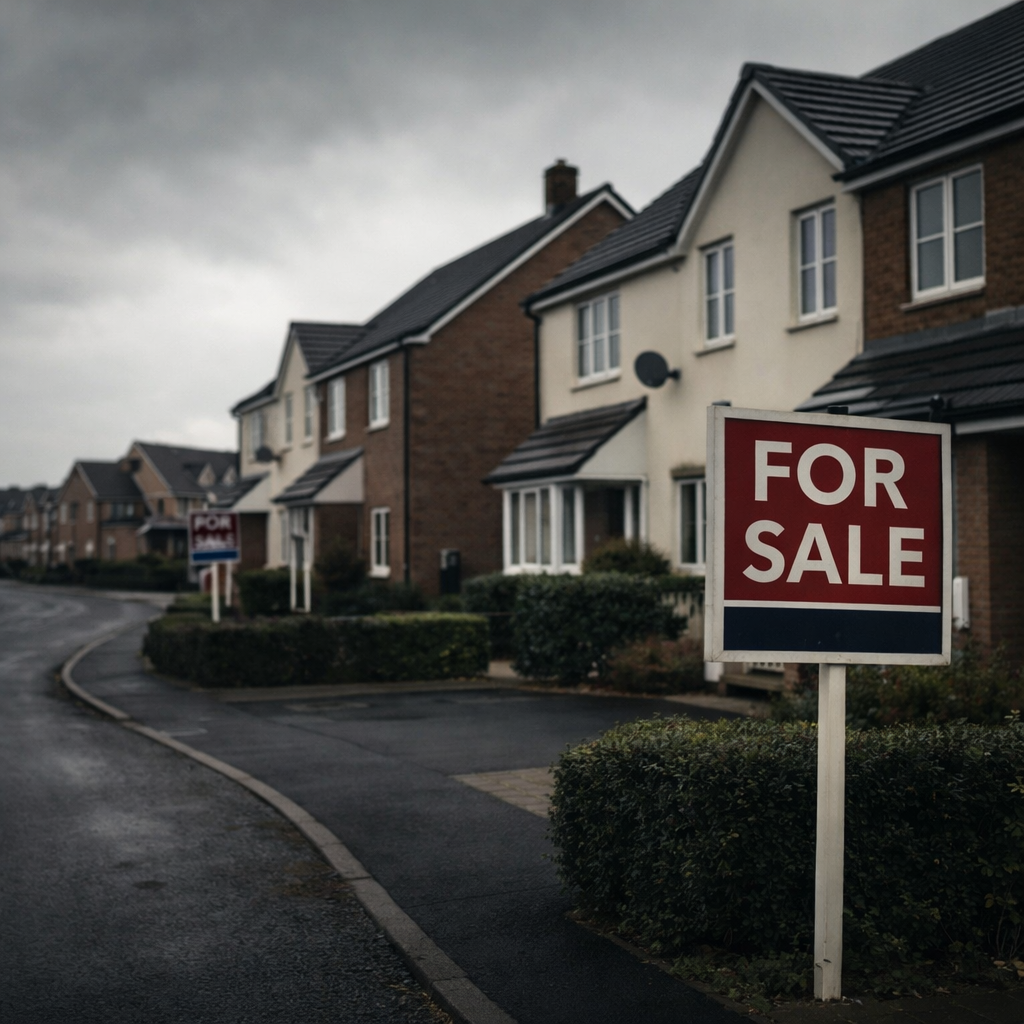 UK House Prices Fall 0.5% in March — £300K Barrier Broken as Mortgage Rates Surge