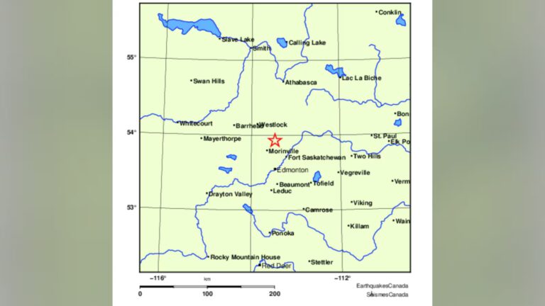 4.5 Magnitude Earthquake Near Edmonton Shakes Alberta, Residents Report Loud Boom