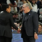 Geno Auriemma Held Back After Heated Clash With Dawn Staley as UConn’s Perfect Season Ends