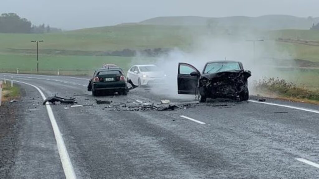 SH1 Crash Leaves Three Dead After Car Crosses Centre Line Near Waiouru