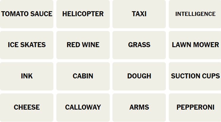 NYT Connections puzzle image for April 24