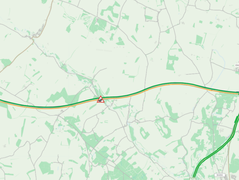 M4 Traffic Crash Near Newport: 7 Vehicles Involved, Delays Reported