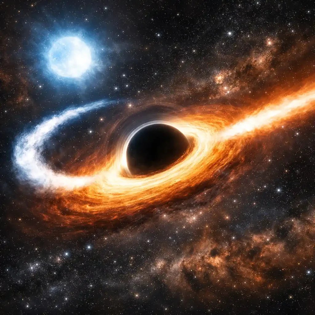 Black Hole Jets Measured at 540 Million KM/H With Power Equal to 10,000 Suns