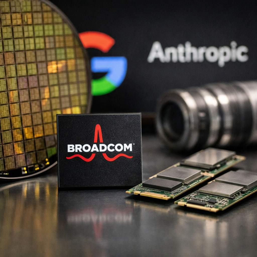 Broadcom (AVGO) Stock Jumps 3% as Google, Anthropic Lock Massive AI Deals Worth Billions
