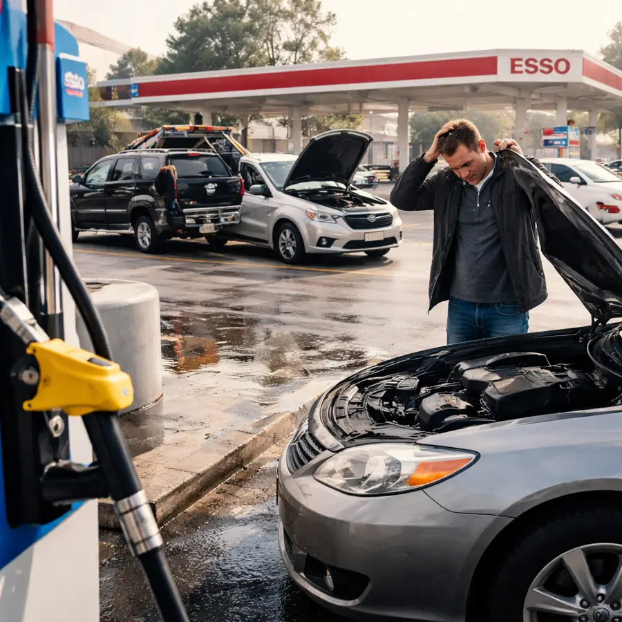 Fuel Contamination Shock: 10+ Vehicles Break Down After Filling at Ontario Gas Station
