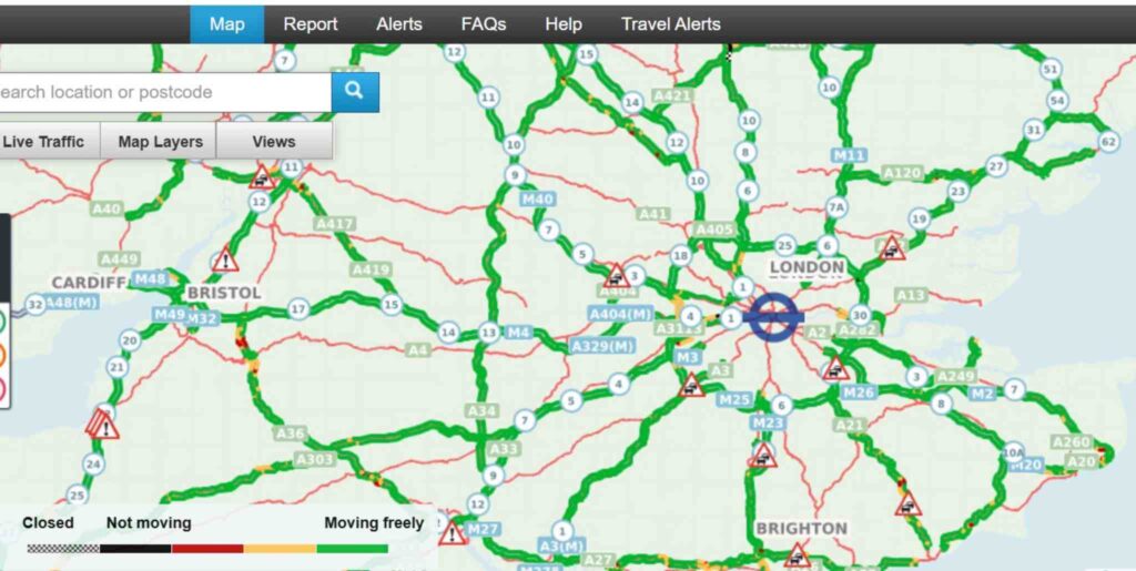 Highway Alert: M25, M5 and A27 Hit by Severe Congestion — Delays Up to 15 Minutes Today