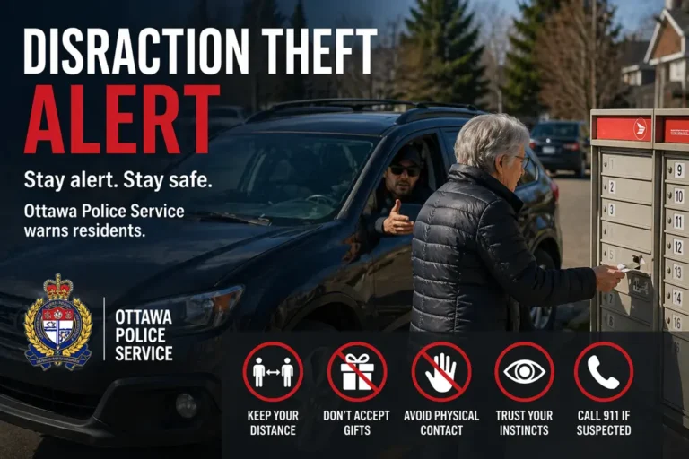 Ottawa Residents Targeted in New Wave of Distraction Thefts Near Mailboxes and Parking Lots
