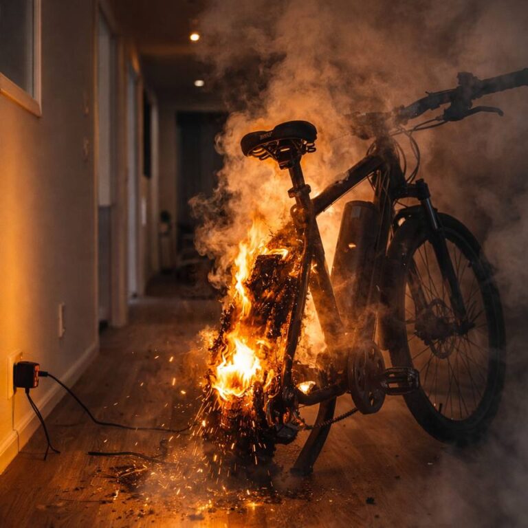 UK E-Bike E-Scooter Blazes Jump 38% to 432 Cases as Battery Risks Surge Nationwide