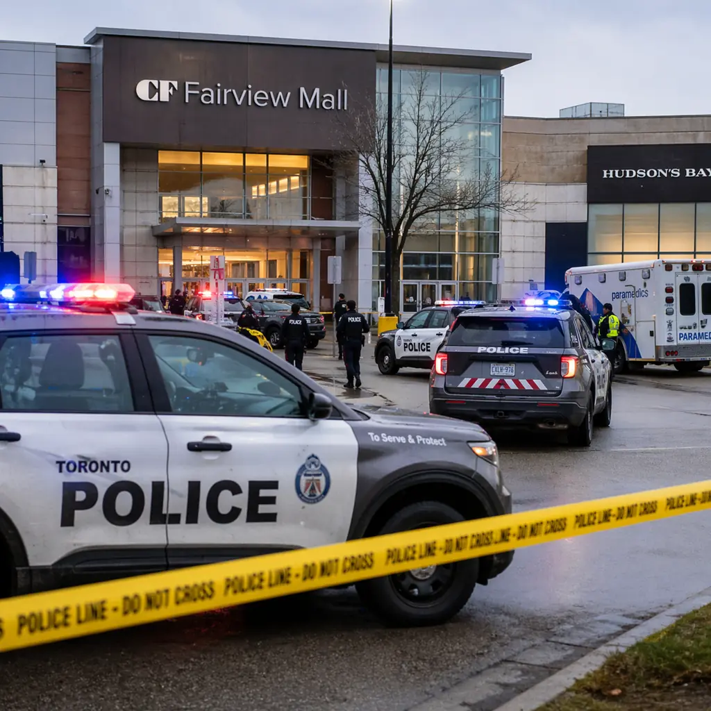 Fairview Mall Shooting Today: 1 Critically Injured, Suspect Flees in White Van
