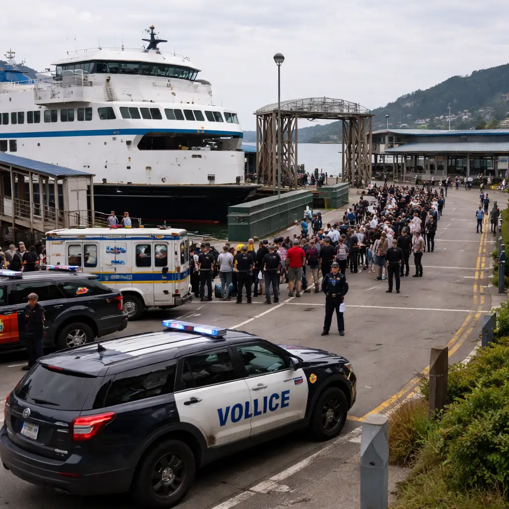 Police Incident at Horseshoe Bay Ferry Terminal Disrupts BC Ferries Service for Over 7 Hours