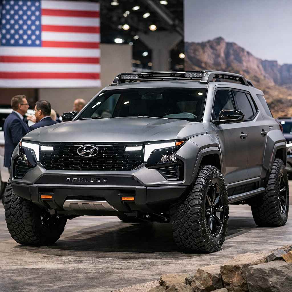 Hyundai (005380.KS) Stock Rises to 471,000 as ‘Boulder’ Concept Signals US Truck Market Entry
