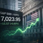 S&P 500 Closes at Record High of 7,023 as Iran War Concerns Ease