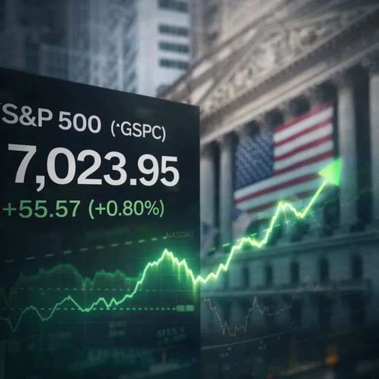 S&P 500 Closes at Record High of 7,023 as Iran War Concerns Ease