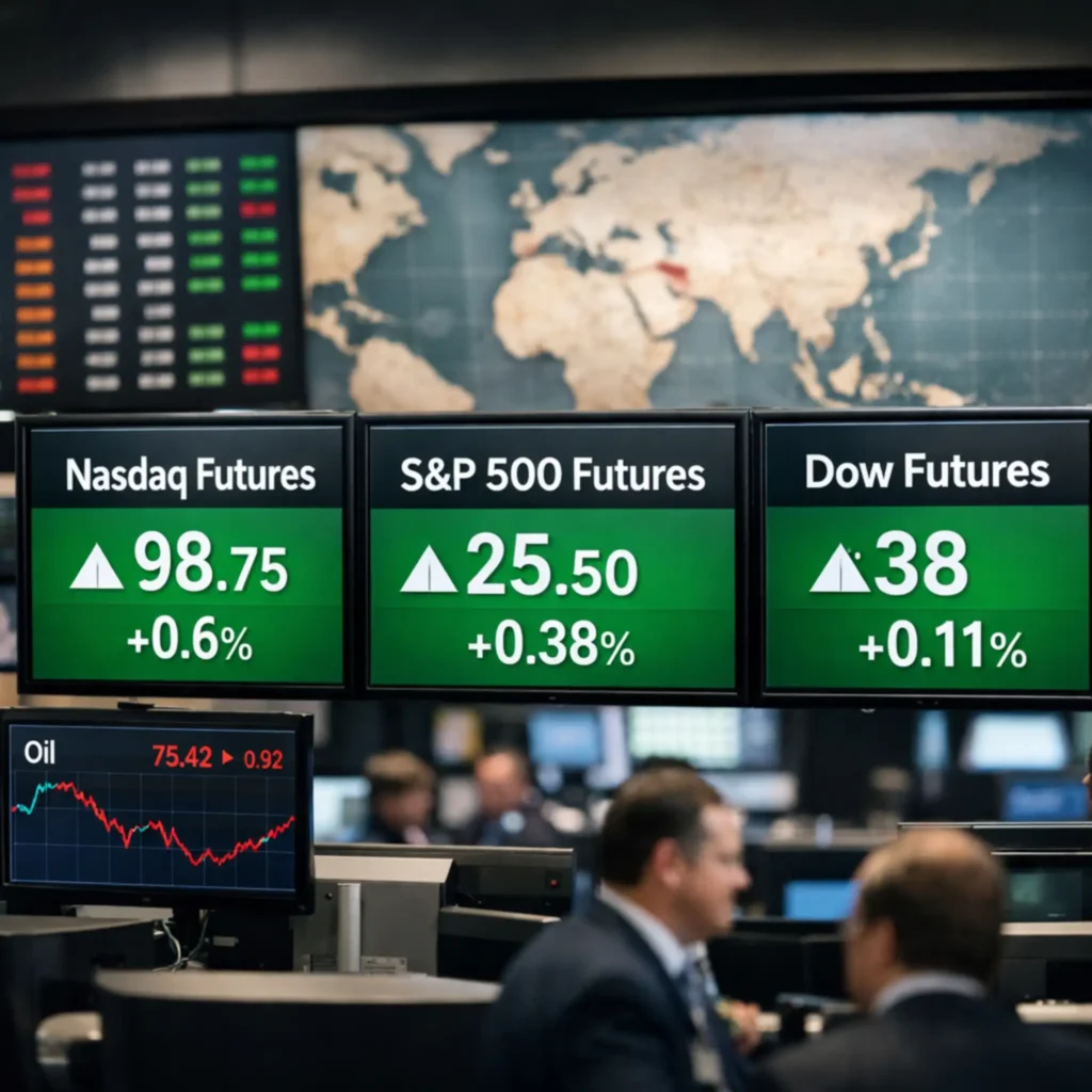 Stock Market Today: Nasdaq Futures Jump 0.6% as S&P 500 and Dow Rise on Ceasefire Hopes, Oil Falls