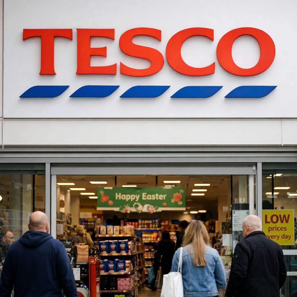 Tesco (TSCO.L) Share Price Jumps 3.5% to 488p as Earnings Beat Meets Iran War Profit Warning