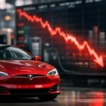 Tesla Stock Drops to $351 as JPMorgan Warns of 60% Crash Risk With $145 Target