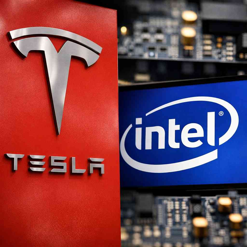 Tesla (TSLA) Stock Jumps 4% on Intel Terafab AI Chip Partnership
