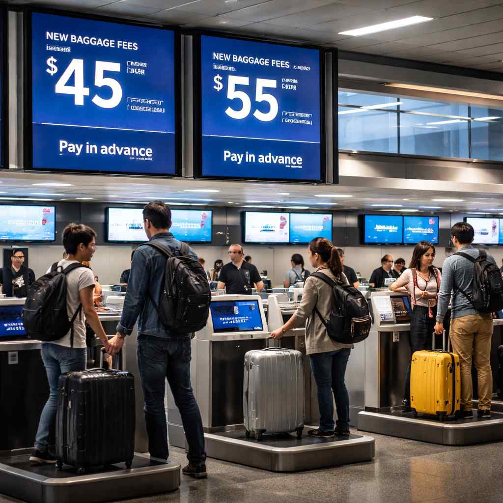 United Airlines Raises Bag Fees by $10 as Fuel Costs Surge Amid Oil Price Spike