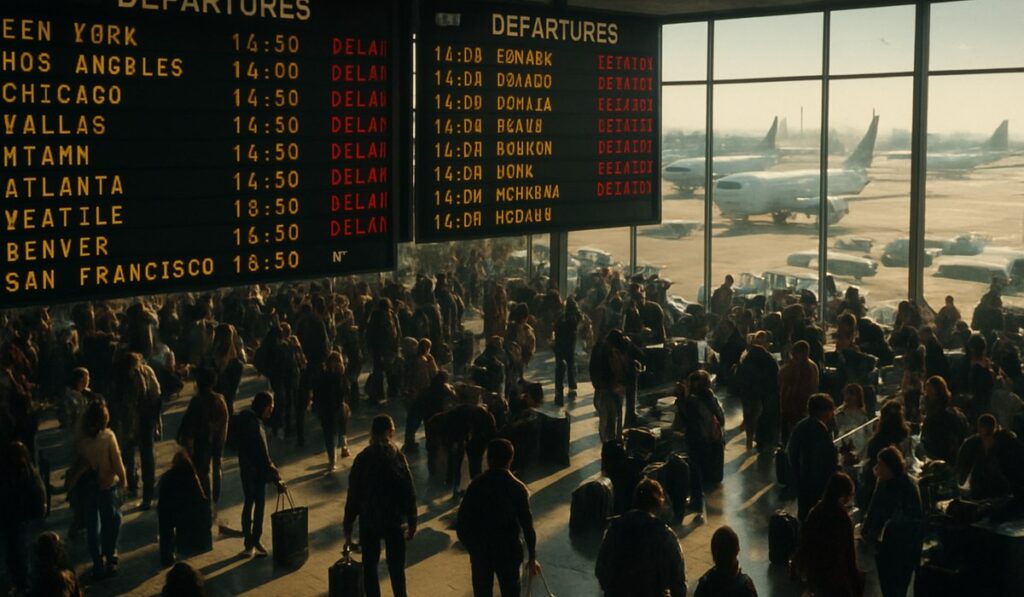 Vegas Flight Chaos: 250+ Delays, Hundreds Stranded in Airport Nightmare