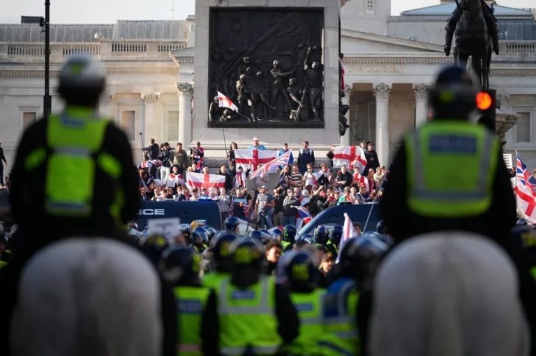 4,000 Police Deployed in London Amid Tommy Robinson Protest and FA Cup Final Violence Fears