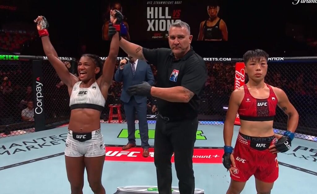 Angela Hill Spoils Xiong Jingnan’s UFC Debut With a Ruthless 30-27 Sweep