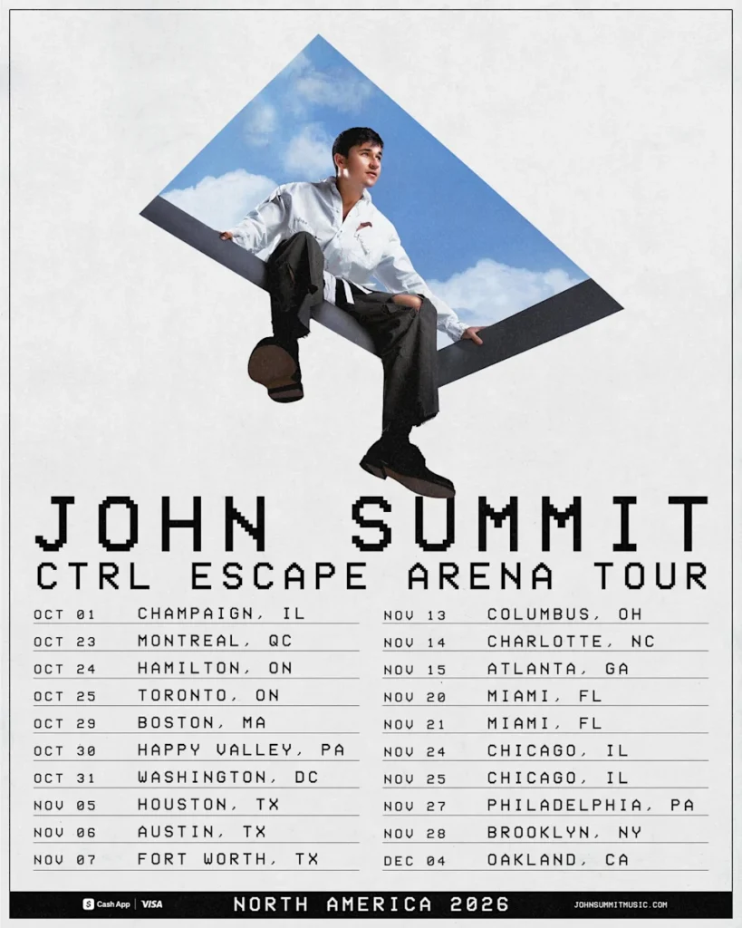 John Summit Announces Massive 2026 CTRL ESCAPE Arena Tour Across North America