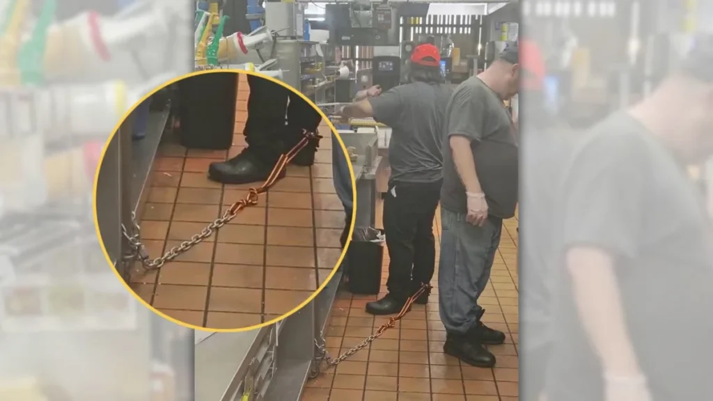 Millions Shocked by Viral McDonaldâs âChained Workerâ Photo as Investigation Reveals New Details